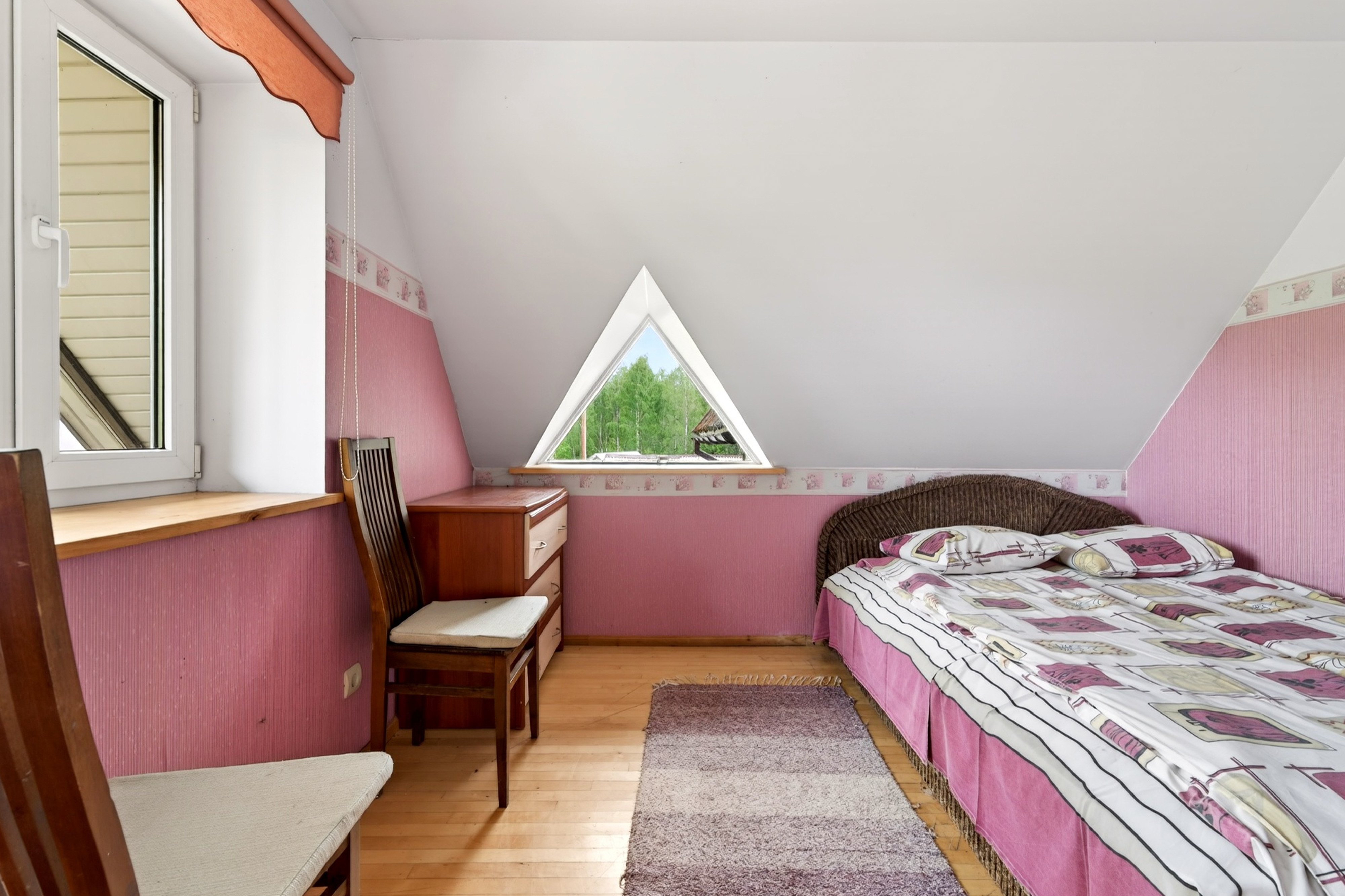 Bedrooms in the guest house