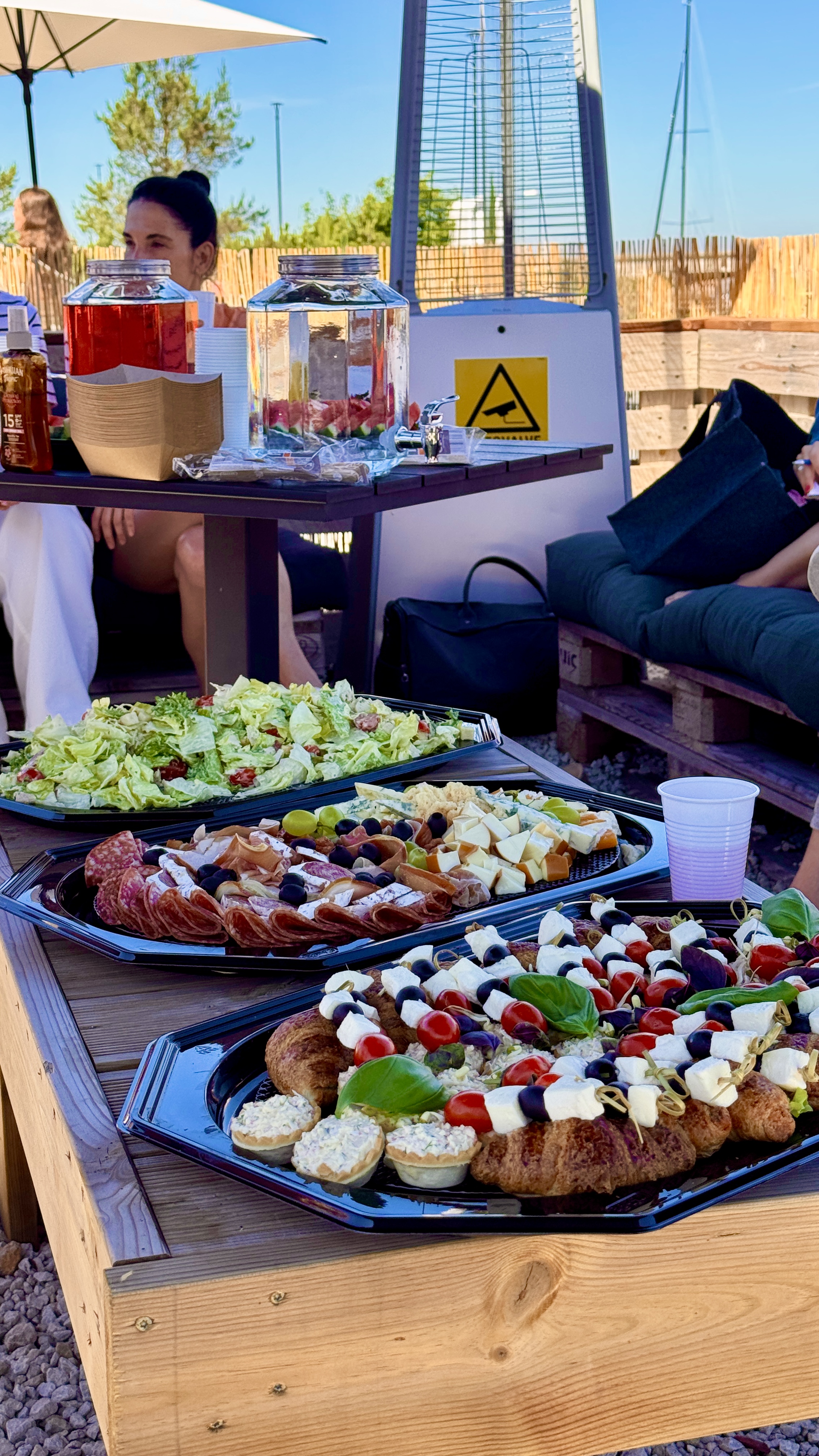 Fresh snack selection