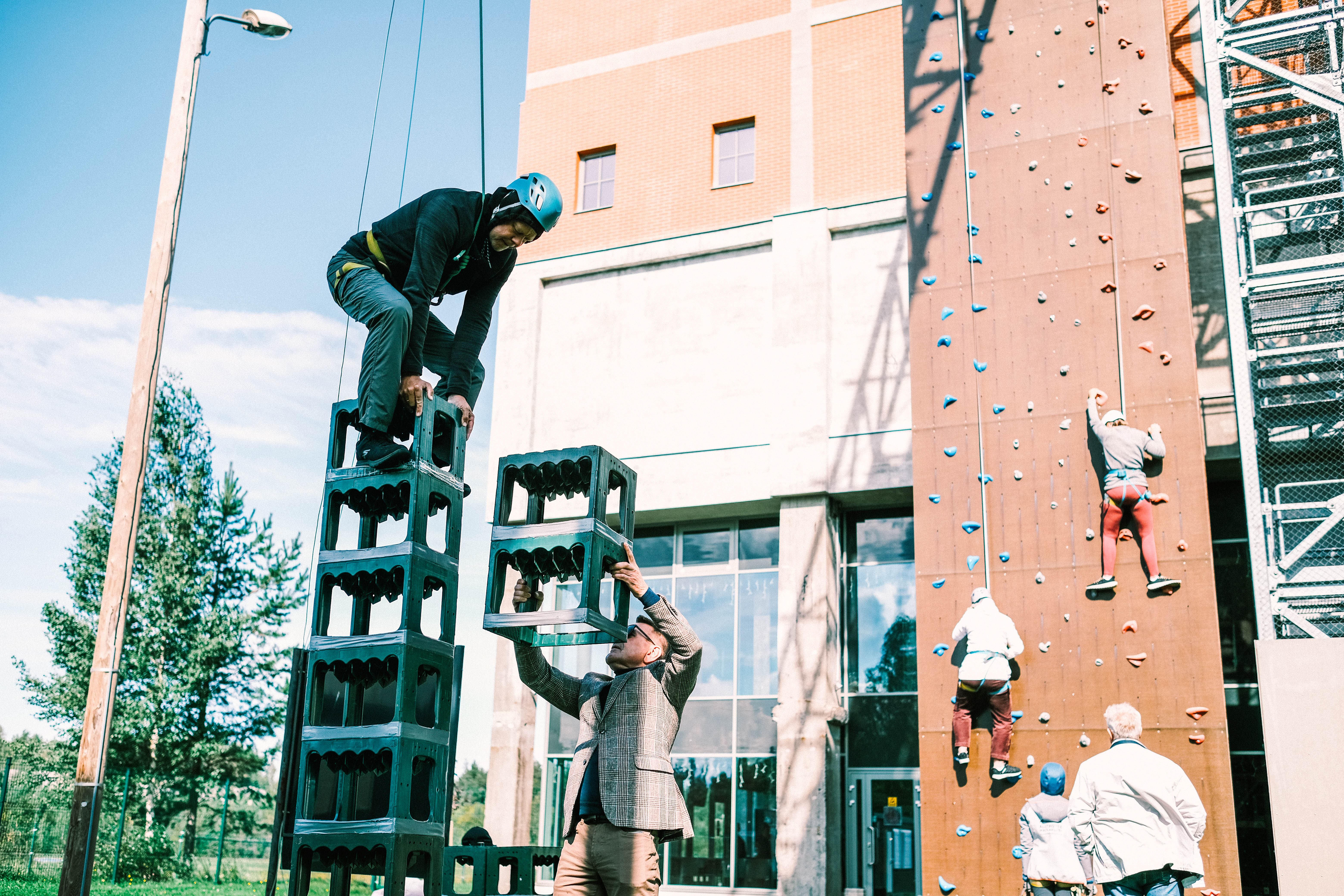 Crate Climbing