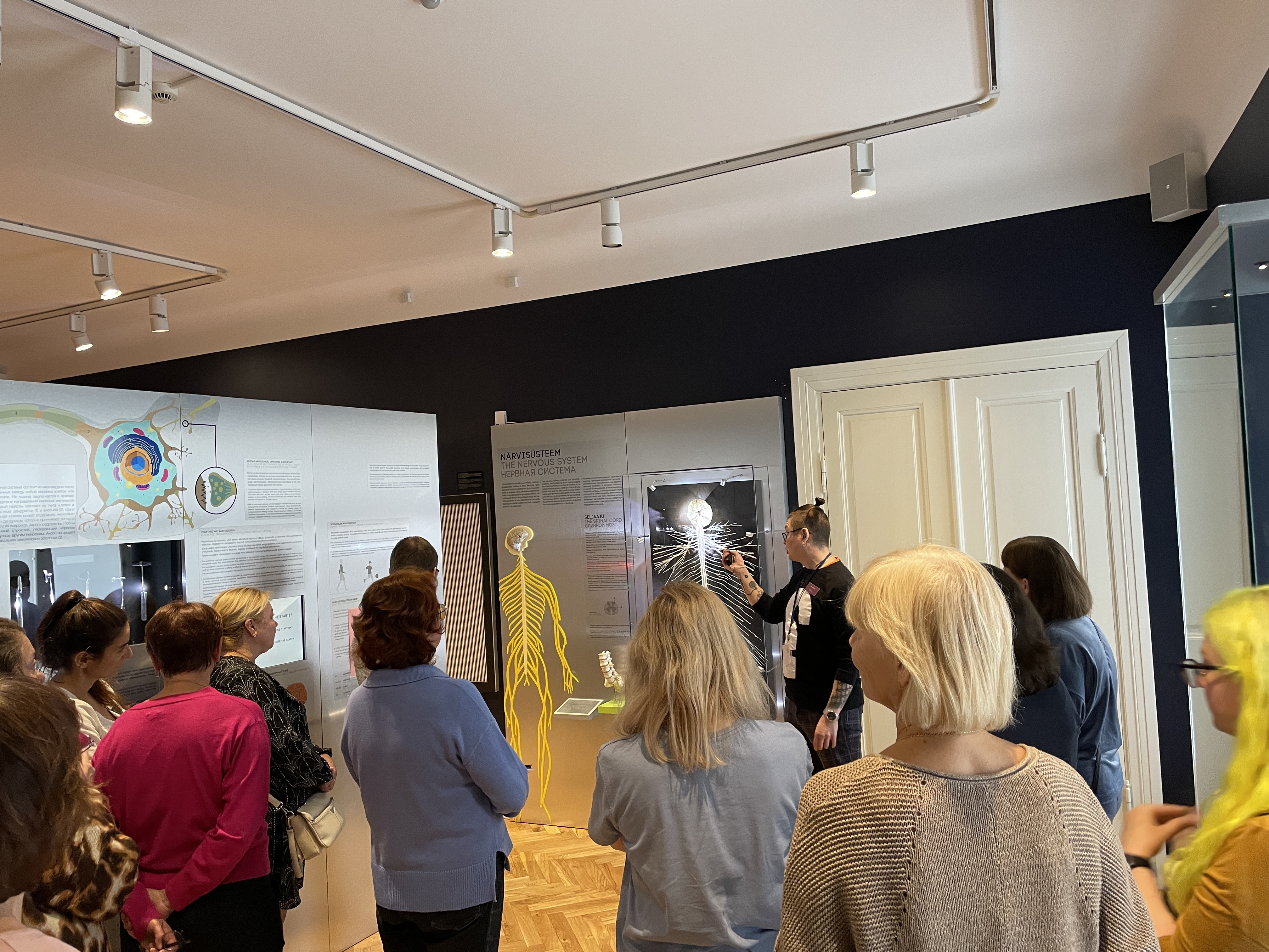Guided tour in the museum