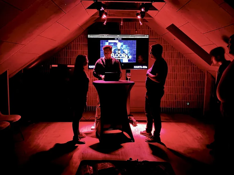 The Floor game night in the party room